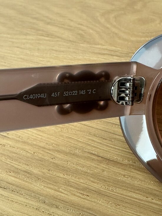 Celine CL40194U 45F Triomphe Sunglasses Brown Crystal Gradient Authentic w/ Case main image 10